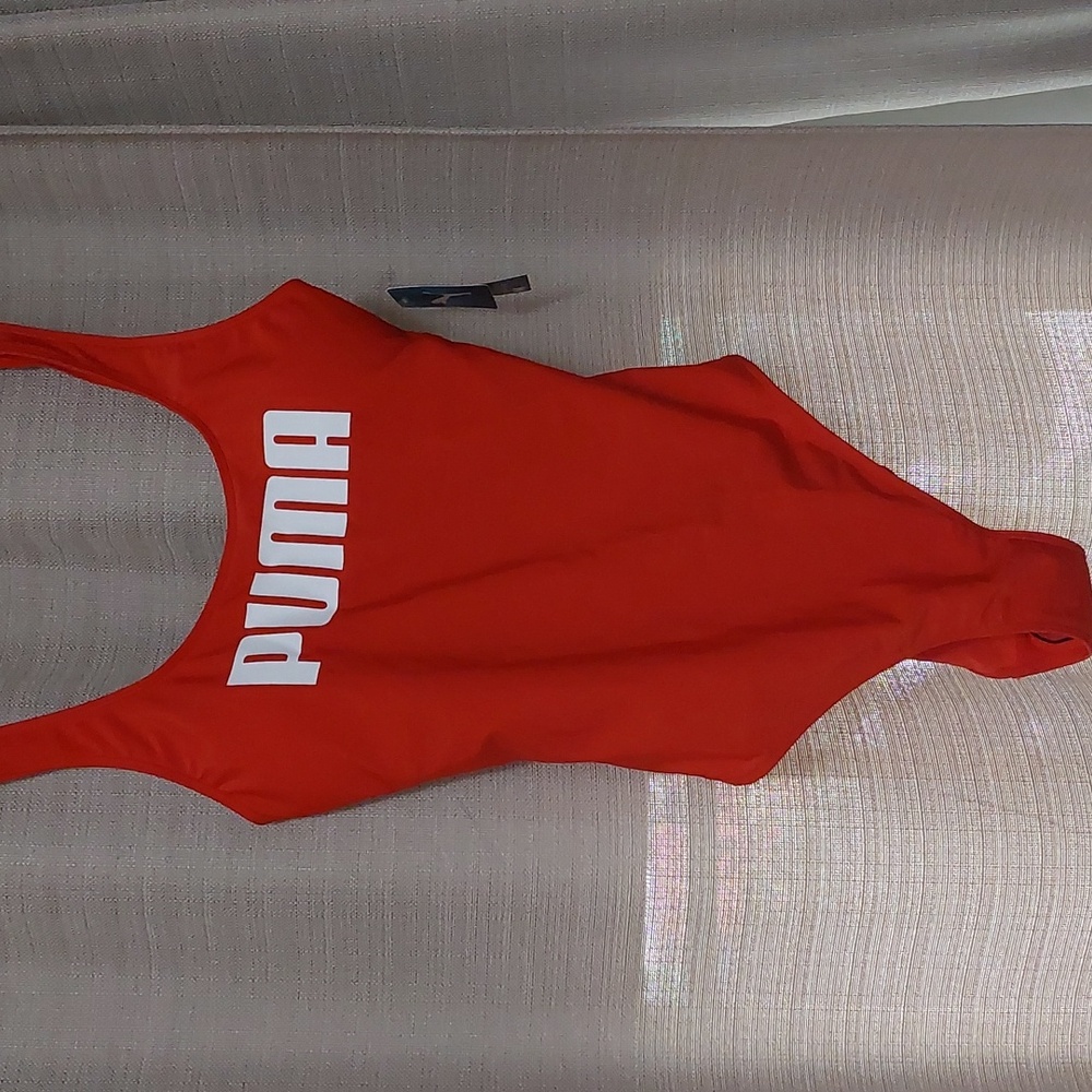 NWT Red Puma swimsuit size M